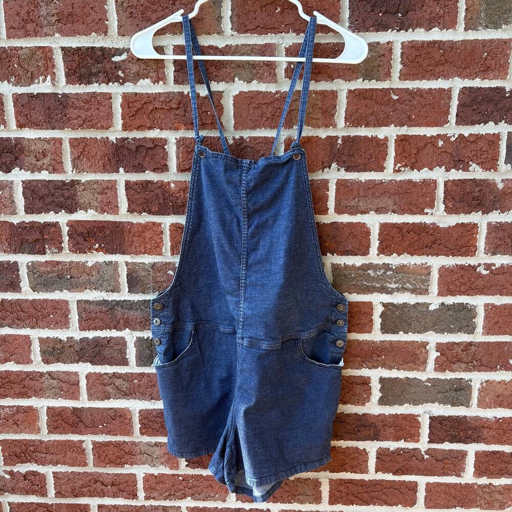Torrid Dark Wash Denim Shortalls Overalls Womens Size 12